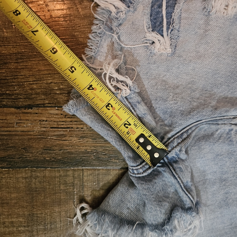 American Eagle pride Inspired Rainbow High Waist Frayed Hem - Picture 5 of 11
